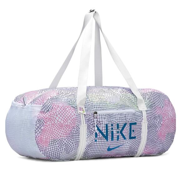 Nike Serena Williams Design Crew Stash Duffel Bag 21L White Multicolor NWT - Picture 12 of 12